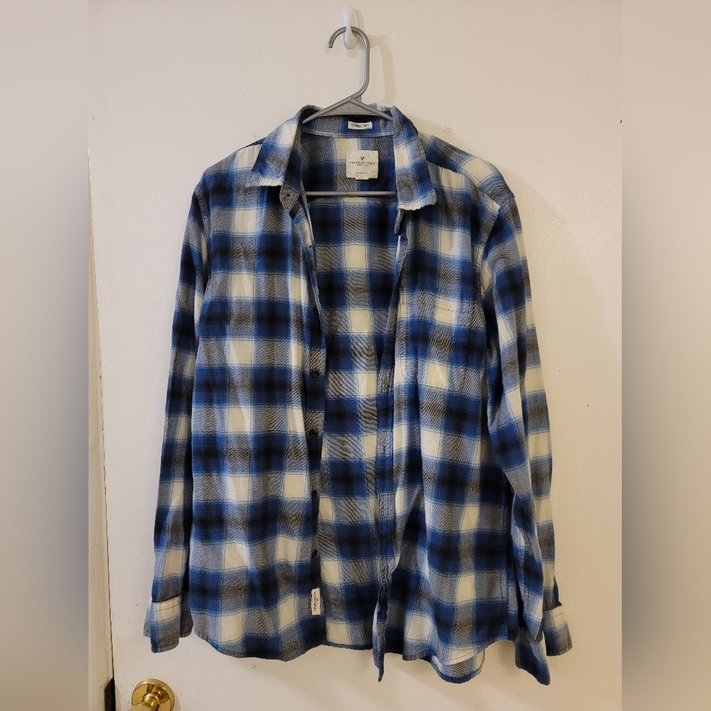American Eagle Outfitters Seriously Soft Plaid Shirt